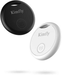 img 4 attached to 🔑 Kimfly Ключевой поискатель устройство слежения | Брелок Bluetooth для отслеживания телефона и предметов в черно-белом цвете