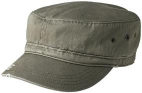 img 3 attached to 🧢 Optimized for SEO: Twill Hat with Distressed Military Style by District Threads