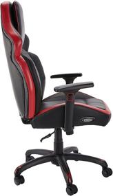 img 2 attached to 🎮 Enhance Your Gaming Experience with the Amazon Basics Ergonomic Gaming Chair - Red