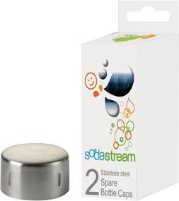 img 1 attached to 🍾 SodaStream Metal Bottle Caps - 2-Pack