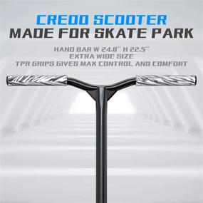 img 2 attached to Credo Street Pro Scooter: Perfect Stunt Scooter for Boys, Girls, and Teens - Suitable for All Riders (C7-Black/NEO)