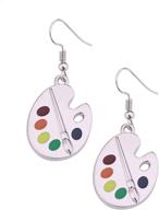 coadipress palette earrings colorful painter girls' jewelry logo