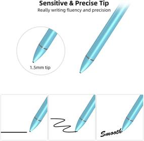 img 3 attached to 🖊️ Blue Stylus Pens for iPhone iPad Pro Air Mini and Other Tablets - Fine Point Stylist Pen Pencil for Touch Screens