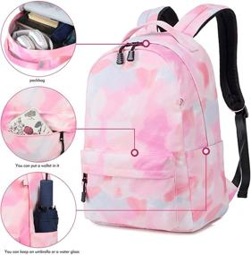 img 1 attached to FITMYFAVO Lightweight Waterproof Backpack with Smart Compartments: Organize Your Essentials Hassle-Free!