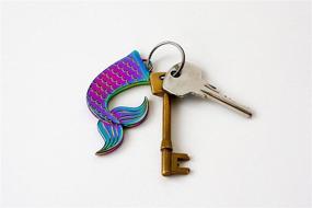 img 2 attached to Gift Republic Mermaid Iridescent Keychain