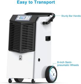 img 1 attached to 🌬️ COLZER 164 Pints Commercial Dehumidifiers: Efficiently Remove Moisture in Basements, Warehouses, and Grow Rooms with Continuous Drain Hose