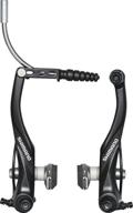 shimano t4000 front v-brake - enhanced with sleek black finish logo