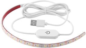img 4 attached to 🧵 Sew Like a Pro with AOZBZ 11.8inch USB Dimmable LED Sewing Machine Light Strip - 6500K Cold White