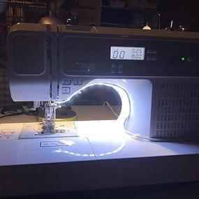 img 3 attached to 🧵 Sew Like a Pro with AOZBZ 11.8inch USB Dimmable LED Sewing Machine Light Strip - 6500K Cold White