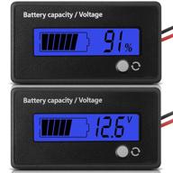 battery capacity indicator monitors lead acid tools & equipment logo