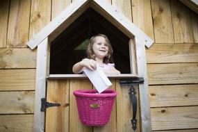 img 1 attached to 🚲 Nantucket Bicycle Basket Co. Children's D-Shape Basket from the Buoy & Gull Collection