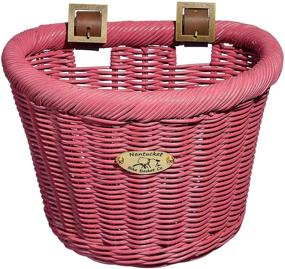 img 4 attached to 🚲 Nantucket Bicycle Basket Co. Children's D-Shape Basket from the Buoy & Gull Collection