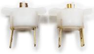 🔌 2-pack hotwin h1 halogen headlight bulb socket holder - 33116-sd4-961 - compatible with honda crv cr-v, prelude & acura logo