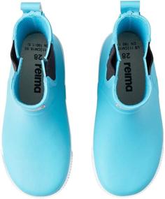 img 2 attached to 👞 Reima Ankles Waterproof Kids Outdoor Rubber Rain Boots, Low Cut Boot