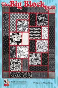 img 1 attached to 🧱 The Big Block Quilt Pattern for Large and Scenic Prints, 53x71 Finished Size