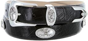 img 1 attached to Italian Calfskin Alligator Men's Belts - BC3109 Designer Accessories