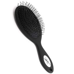 img 4 attached to The Hair Shop's Detangling Brush: 909 Ergonomic Detangler Brush for Dry or Wet Hair Extensions – Gentle Combing and Gliding for Natural and Curly Hair, Suitable for Men & Women