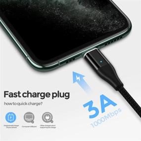 img 1 attached to ⚡️ Магнитный USB C to USB C кабель - YKZ 2 в 1 60W магнитный быстрозарядный кабель, [2 упаковки/6.0 футов] PD Type C зарядное устройство из нейлонового шнура для устройств Type C и мобильных устройств (черный)