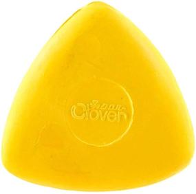 img 1 attached to CLOVER 432/Y Triangle Tailors Chalk: A Must-Have Yellow Marking Tool for Seamstresses