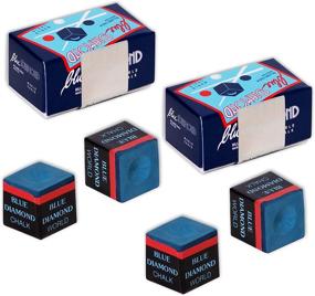 img 4 attached to 💎 Longoni Blue Diamond Billiard Pool Cue Chalk - 4 pcs with Certilogo Protection: High-quality Cue Chalk for Optimal Performance