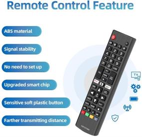 img 1 attached to Gvirtue AKB75375604: The Ultimate Universal Remote Control Replacement for LG 4K LCD LED UHD Smart TVs