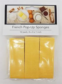 img 1 attached to 🧽 Efficient Cleaning and Hygiene: Kitchen Supply French Pop Up Sponges, Pack of 12