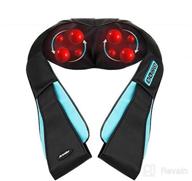 img 1 attached to Ultimate Shiatsu Back Massager with Heat for Pain Relief - Perfect Christmas Gift for Home, Office, and Car Use review by Matt Addison