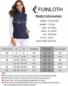 img 1 attached to Fuinloth Womens Padded Lightweight Quilted Women's Clothing and Coats, Jackets & Vests