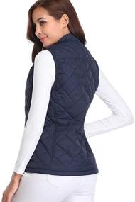 img 2 attached to Fuinloth Womens Padded Lightweight Quilted Women's Clothing and Coats, Jackets & Vests