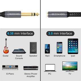 img 3 attached to Headphone Adapter Headphones Amplifiers Keyboard