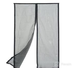 img 5 attached to 🚪 AUGO Magnetic Screen Door: Self Sealing, Heavy Duty, Hands-Free Mesh Partition - Keeps Bugs Out | Pet & Kid Friendly | 38" x 83" | Patent Pending Keep Open Feature