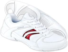 img 4 attached to Chassé Flip IV Cheerleading Shoes: Stylish White Cheer Sneakers for Winning Performances