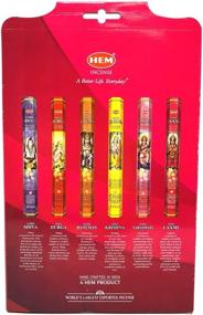 img 1 attached to 🔥 Hem Indian God Series Incense Sticks Variety Combo - 120 Sticks in Total