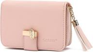 👛 caliyo women's rfid blocking wallets with pendant - stylish handbags & wallets logo