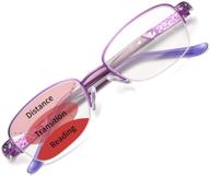 progressive multifocus blocking eyeglasses decoration logo