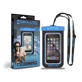 img 4 attached to SEAWAG WP CASE 5.7: Waterproof Phone Case with IPX8 Certificate - Black Blue, Unisex Waterproof Case 5.7