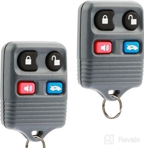 img 1 attached to 🔑 High-Quality Key Fob Keyless Entry Remote Set for Ford, Lincoln, Mercury, Mazda - Compatible with F150 F250 F350 Escape Expedition Explorer Ranger and More (2-Pack) review by Barry Smallwood