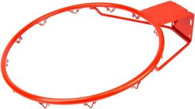 img 3 attached to 🏀 Crown Sporting Goods Stainless Steel Basketball Rim - Free All Weather Net Included, Standard Size 18, Orange