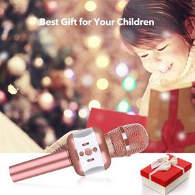 img 1 attached to Microphone Wireless Bluetooth Portable Handheld Kids' Electronics