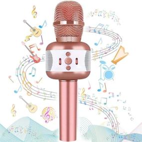 img 4 attached to Microphone Wireless Bluetooth Portable Handheld Kids' Electronics