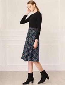 img 1 attached to 👗 Vintage Tartan Belted Skirts for Women: Allegra Women's Clothing