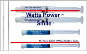 img 1 attached to 🦷 High-Efficiency 2 Watts Power Teeth Whitening Gel Sets - Advanced Dual Action to Target Surface and Deep Stains - Generously Sized 10ml Gels - Equally Effective as 44% with Added Safety & Gentle Experience - Proudly Made in The USA
