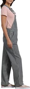 img 2 attached to Dickies Women's Denim Bib Overall: 100% Cotton, Scuffgard, Durable Denim Construction