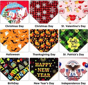 img 2 attached to Whaline Holidays Neckerchief Accessories Valentine