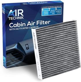 img 4 attached to 🚗 AirTechnik CF11924 Activated Carbon Cabin Air Filter for Fiat 500 Electric 2013-2019, 500 2012-2019