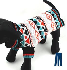 img 2 attached to 🎄 Warm and Festive: Mikayoo Dog Christmas Sweater - Perfect Pet Xmas Sweater for Cold Weather, Cats & Dogs, Multiple Designs!