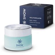 💋 luxurious snow lavender & mint lip exfoliator: moisturizing lip scrub for youthful, hydrated lips - achieve silky smoothness, diminish wrinkles and roughness logo