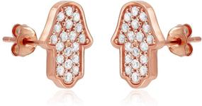 img 2 attached to Sterling Zirconia Earrings by River Island - Jewelry for Girls | Enhance SEO