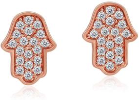 img 3 attached to Sterling Zirconia Earrings by River Island - Jewelry for Girls | Enhance SEO