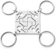 jovivi matching necklace keychain friendship logo